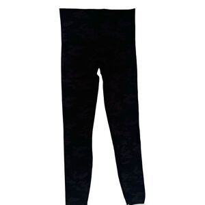 Spanx Camo Leggings Womens Medium Gray Seamless Compression Slimming